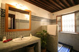 A Moroccan bathroom